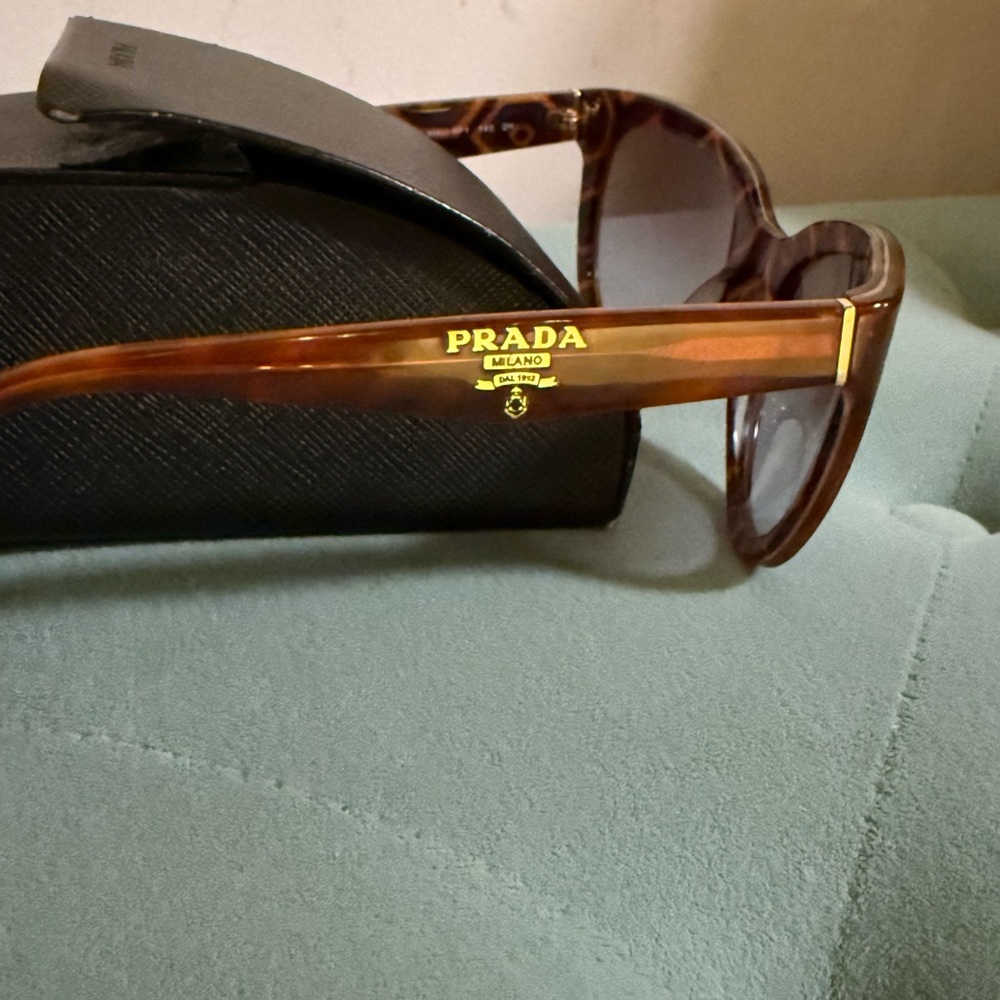 Prada Women's Brown Sunglasses - Picture 3 of 7